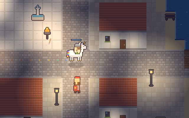 Kingsvale: a pixel-art city where every century lives side by side